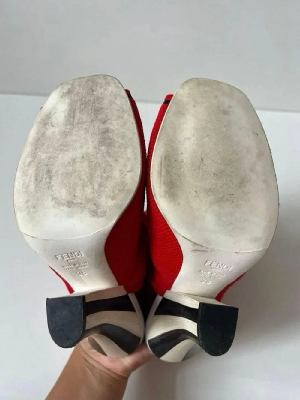 Fendi Knit High Heels Pumps